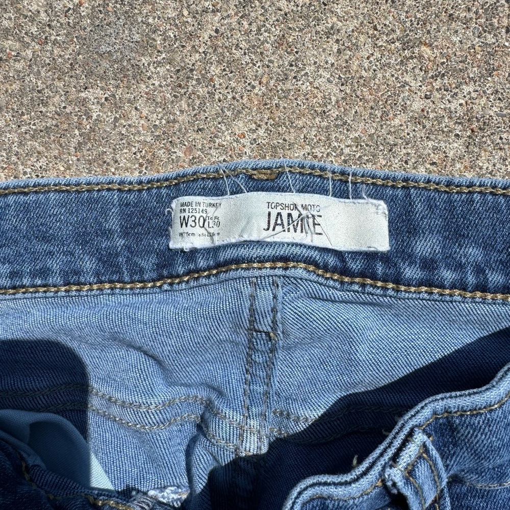 Topshop Moto Jamie Blue Jeans